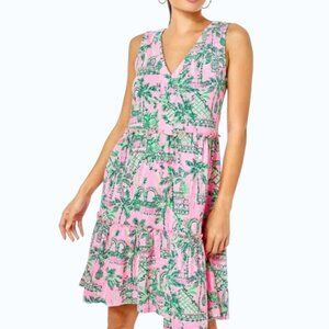 NWT Lilly Pulitzer Lorina Swing Dress Always Worth It SZ Small
